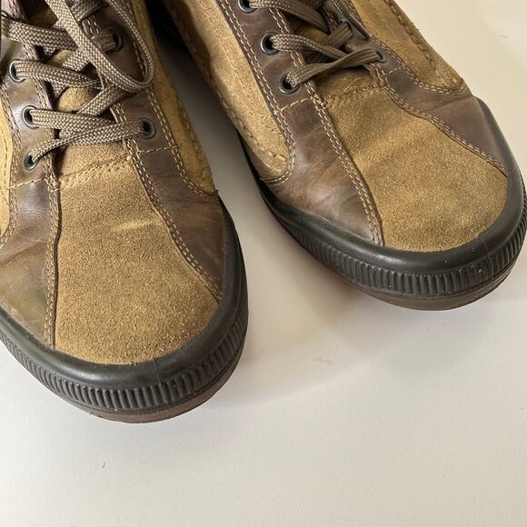 Geox Amphibiox Waterproof Boots EU 44 / 11 Brown Lace Up Leather Mens Ankle - Picture 9 of 9